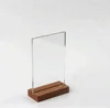 A4 A5 A6 Wood Countertop Display Table Desk Menu Price Tag Sign Holder Brochure Paper Poster Photo Frame Stand Acrylic