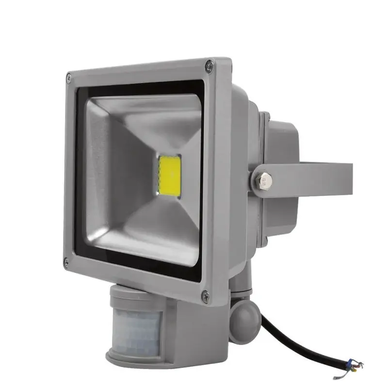 2X 50W LED Floodlight Security PIR Classic Outdoor Garden Light Cool White IP65