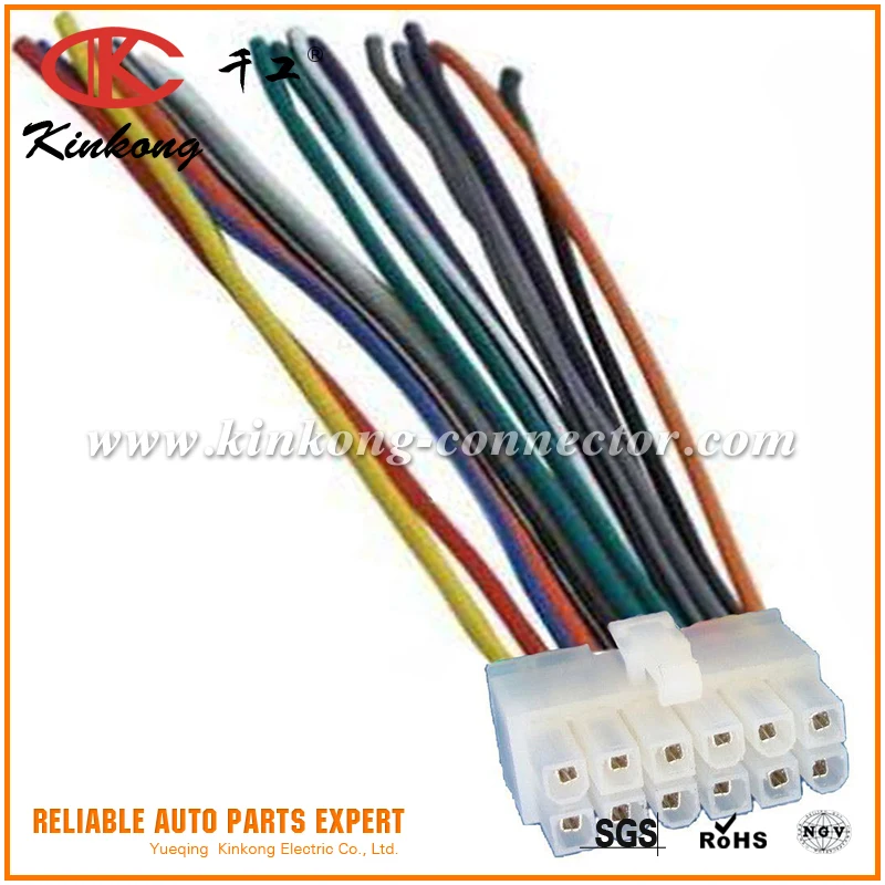 Custom Automoyive Car Audio 12pin Stereo Wire Harness Buy Automotive