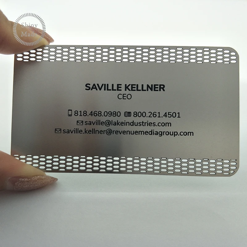 Custom High Quality Cheap Anodized Aluminium Business Cards Buy