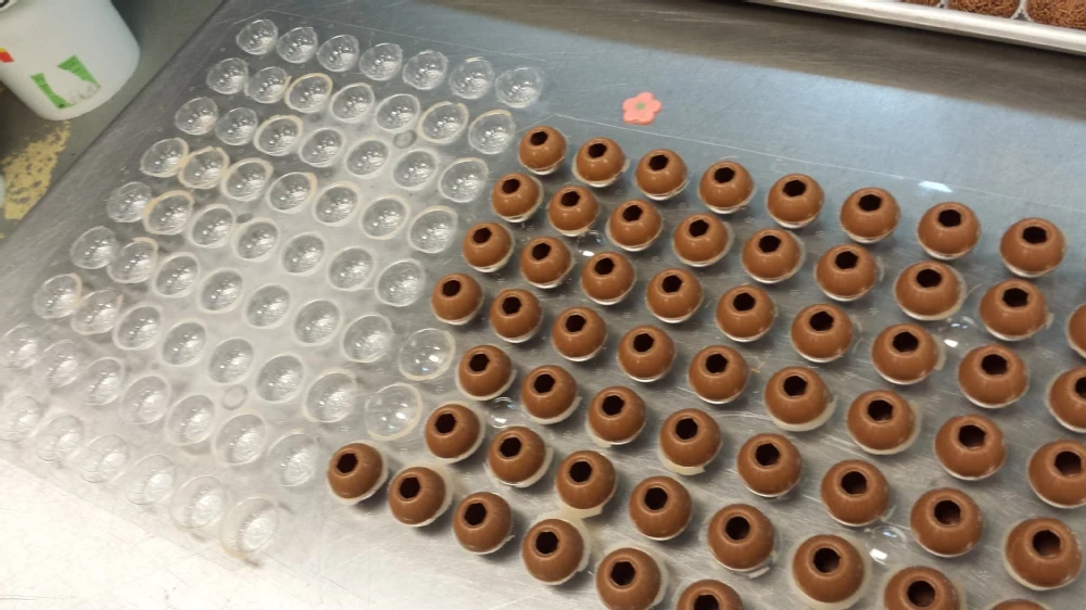 Transparent Plastic Truffle Packaging Boxes With Dividers 24 Pack Food