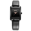 WEIQIN W40019 rectangle watch dial design lady wristwatch with japan quartz pu band and OEM manufacturer fahion watch