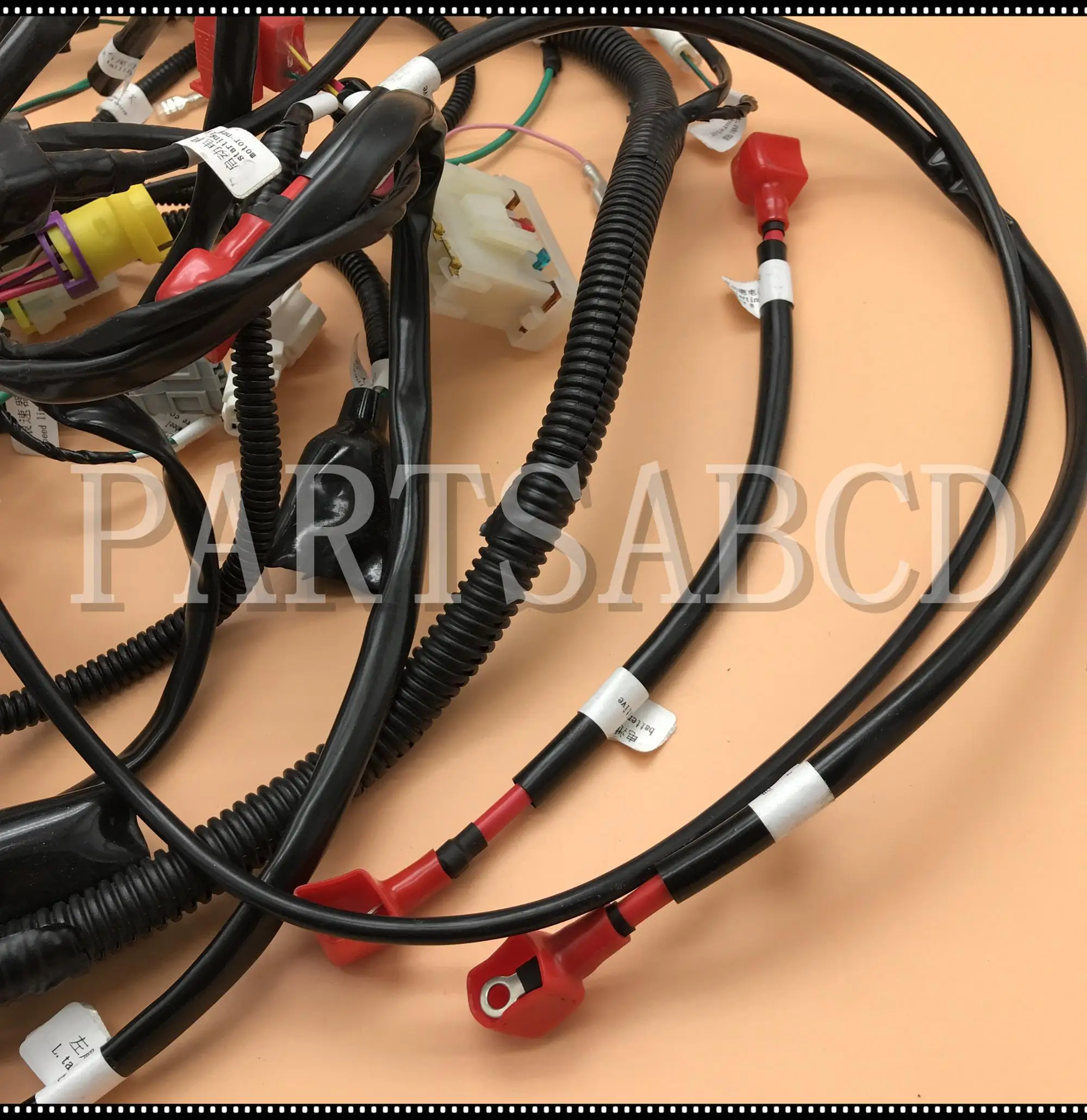 Buyang Atv Quad 300cc D300 G300 Wiring Harness Buyang Atv ... buyang atv parts wiring harness 
