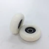 Small POM plastic nylon coated ball bearing pulleys with bearing