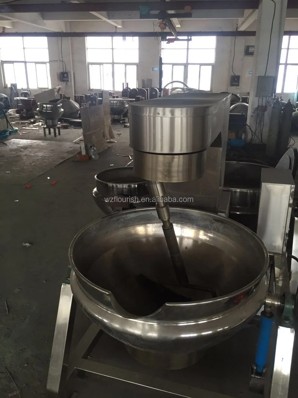 Full Automatic Planetary Jacketed Kettle With Agitator For Jam