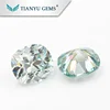OEC Light Blue-Green /Glaucous Cushion Cut 7x7mm Synthetic Moissanite