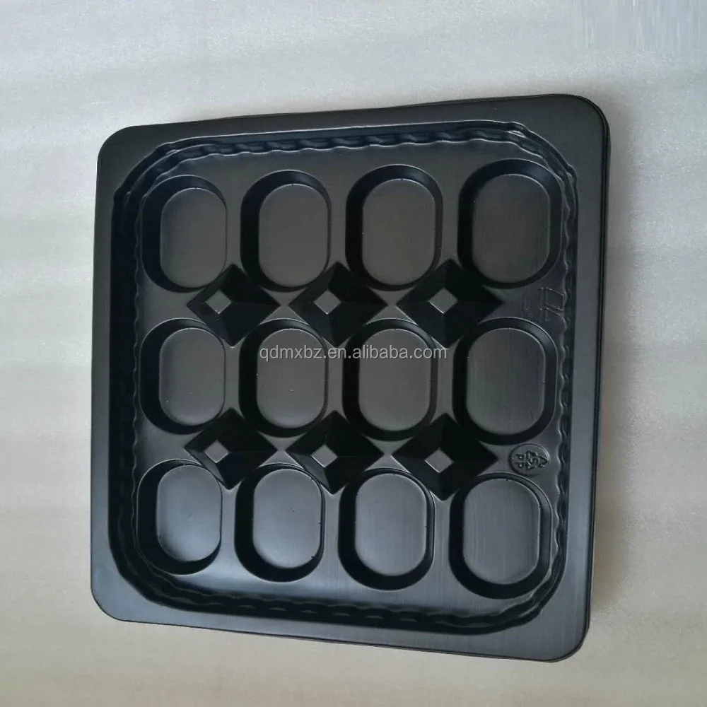 Food Grade Disposable Pp Plastic Oyster Tray With Compartments Buy