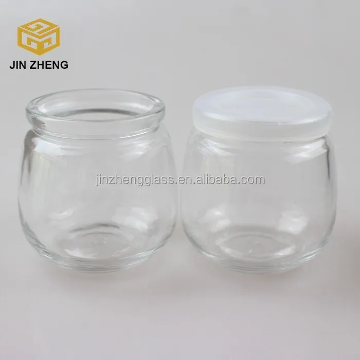 Manufacture 180ml Glass Jam Jars With Plastic Lids,Small Glass Canning