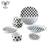 5 20 30 pcs White Dining Set Porcelain Dinnerware with diner plates Soup Bowls Side Plates Cup Saucers