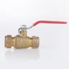 Cheap global wrench screw down water threaded forged rotary handles mini hand lock brass 1 inch ball valve