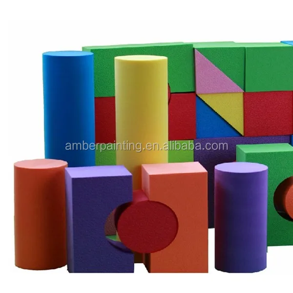 Hot educational toys kids custom eva foam building blocks