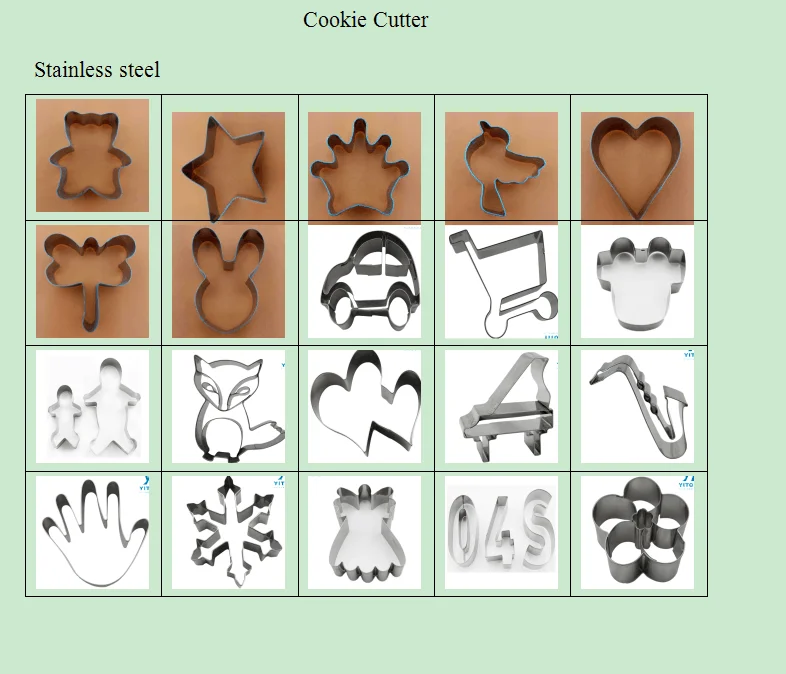 ss cookie cutter