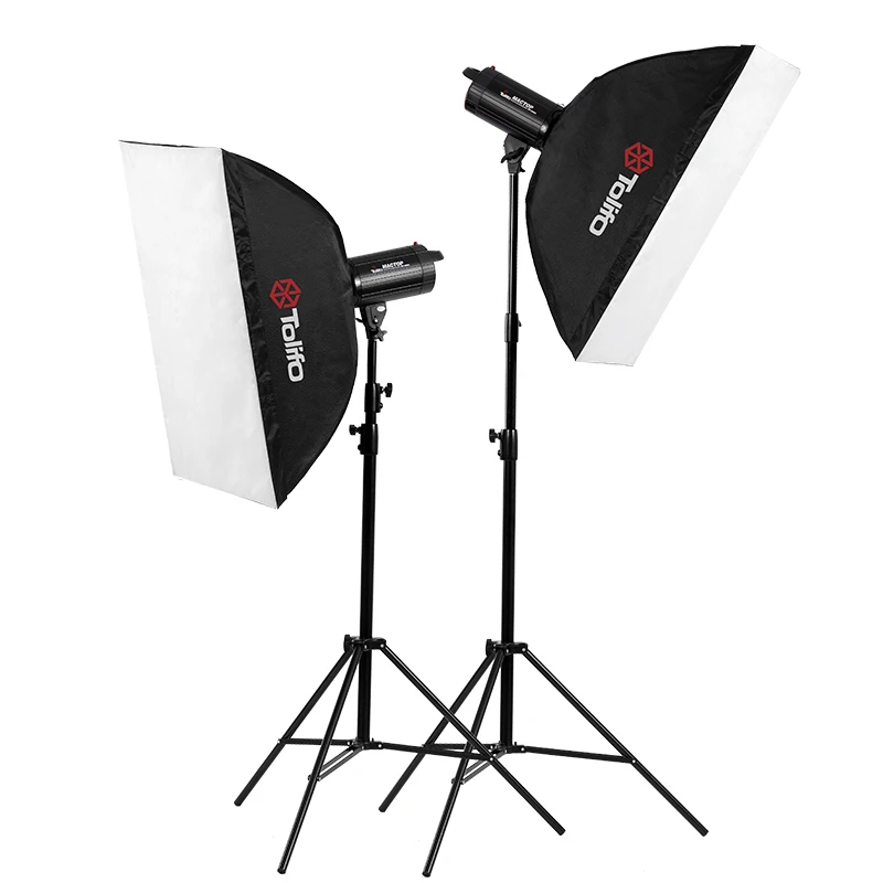 Tolifo factory professional mini bowens mounting photo studio lighting kit