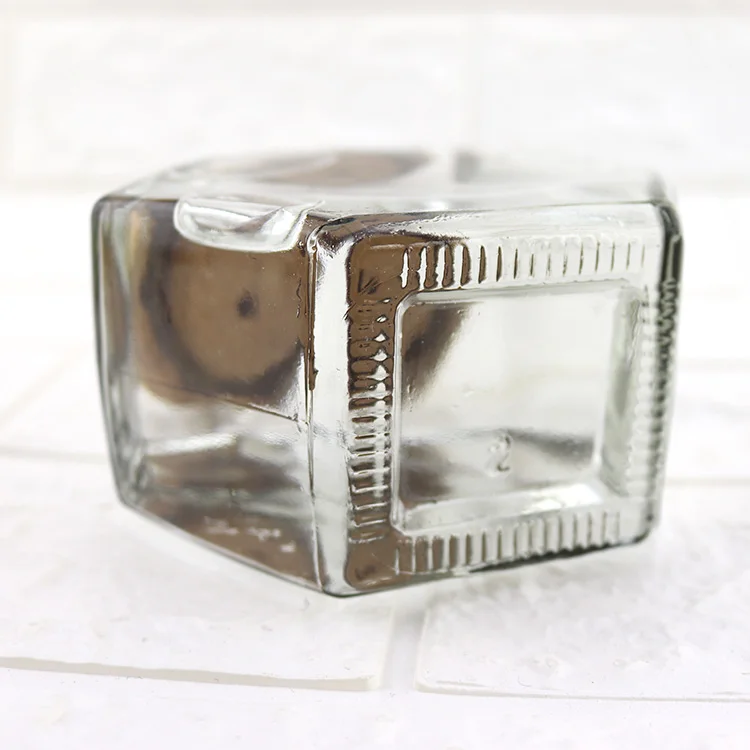 Packaging Glassware 400ml 720ml Glass Honey Jar Wooden Lid Hexagon Jar