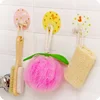 Wholesale easy use round shape colorful adhesive plastic hanging hook