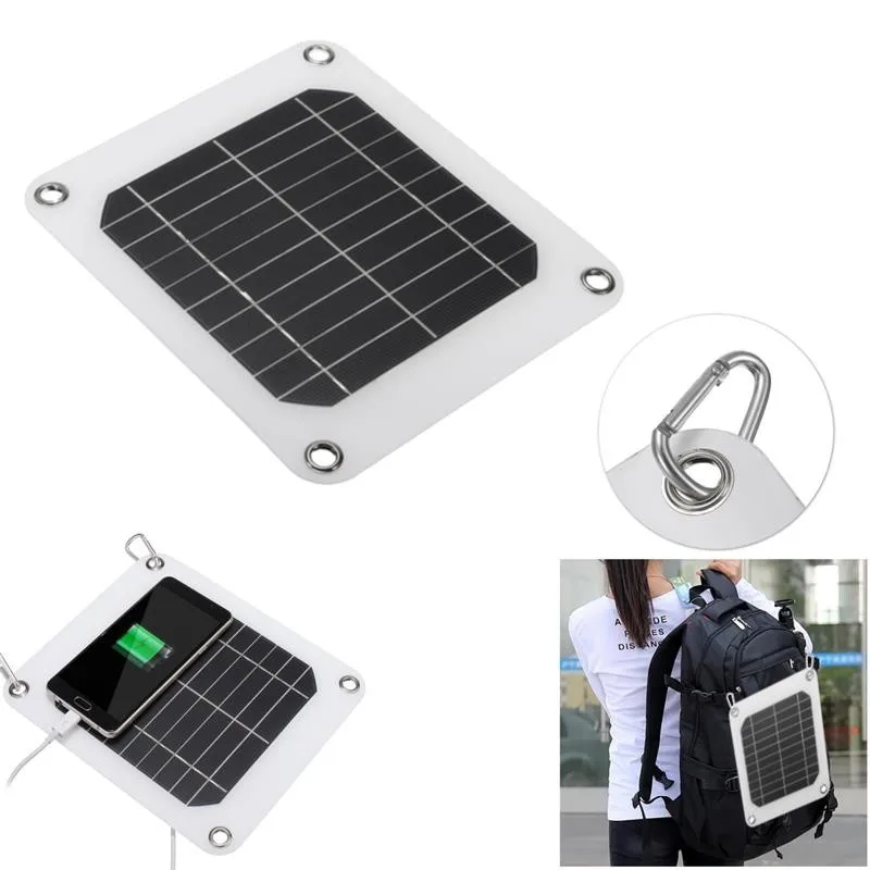 Buheshui 5w Portable Solar Charger 5watt Solar Panel Usb Output For