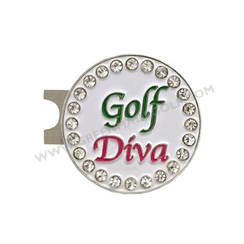 golf hat with magnetic ball marker