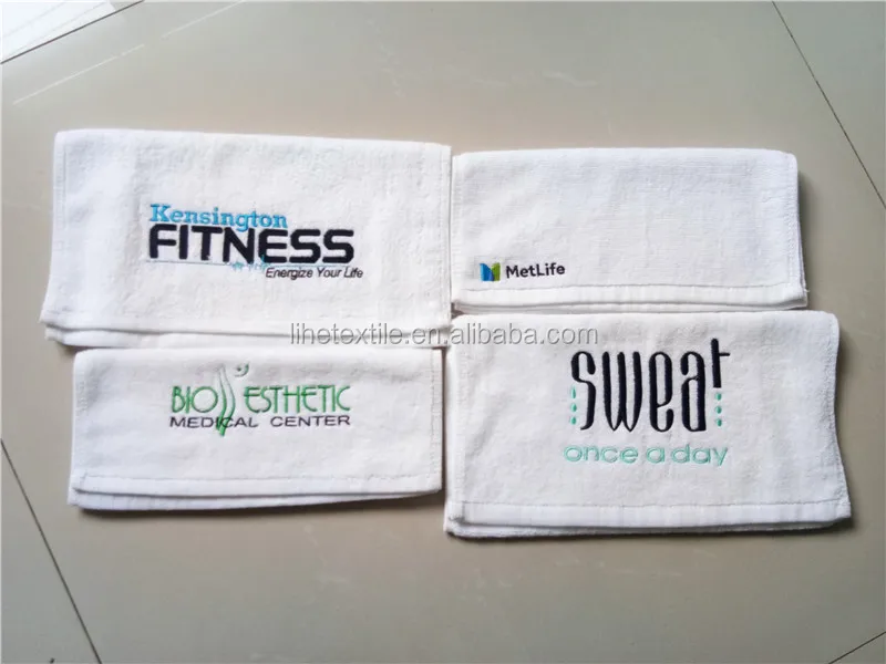 Gym towel Personalised Embroidered Custom Sports Gym Gift 100 %  Cotton sweat 