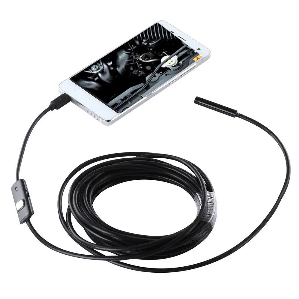 5m usb endoscope wire camera