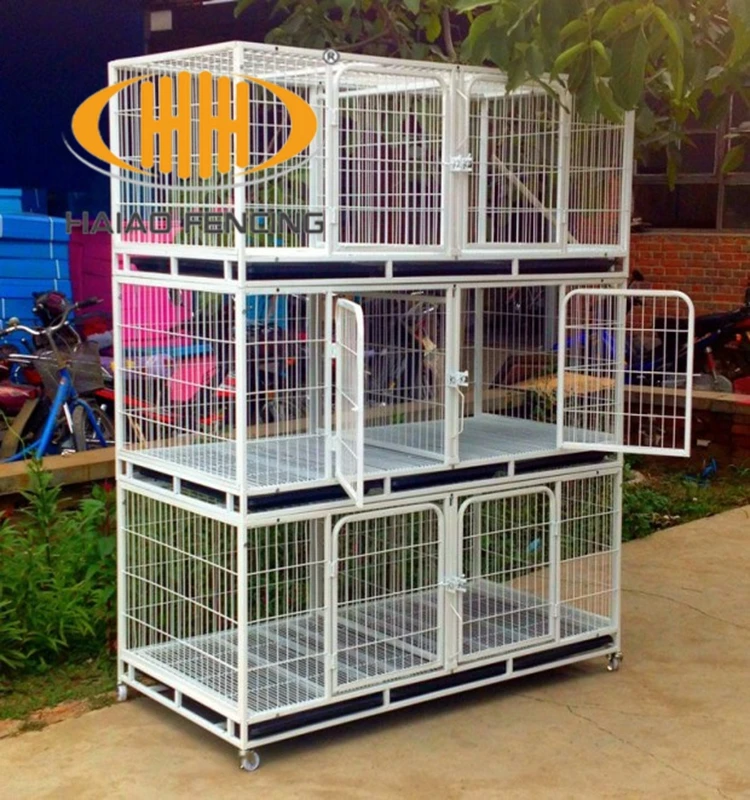 Factory Direct Sale And Portable Stainless Steel Cat Cage And Cat Cage