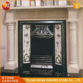 Natural Stone Wood Burn Black Marble Fireplace Mantel Buy Black