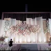 white arch backdrop stand round ceiling hanging party event decorative centerpieces