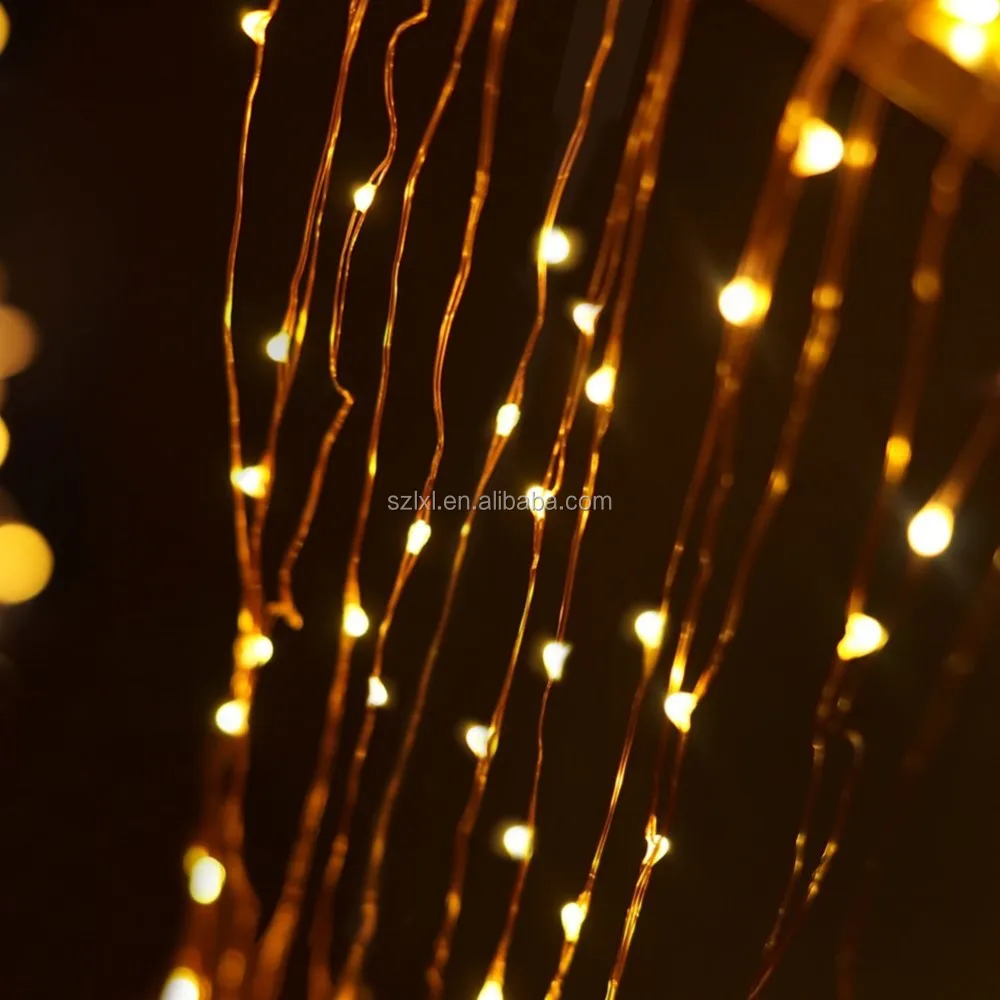 3xaa Battery Operated Copper Wire 60leds Warm White Color Led Fairy String Lights With 8 Modes ...