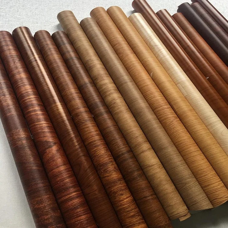 Waterproof Wood Grain Self Adhesive Pvc Film Vinyl Rolls Laminate Sheet
