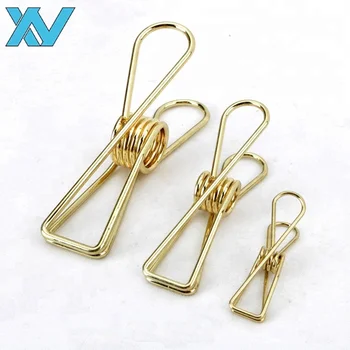 gold wire binder clips