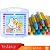best seller 18pcs non toxic plastic case oil pastel wax crayon