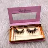 individual mink lashes siberian fur real logo box premium print empty label box eyelashes 25mm mink lash 3d effect black button