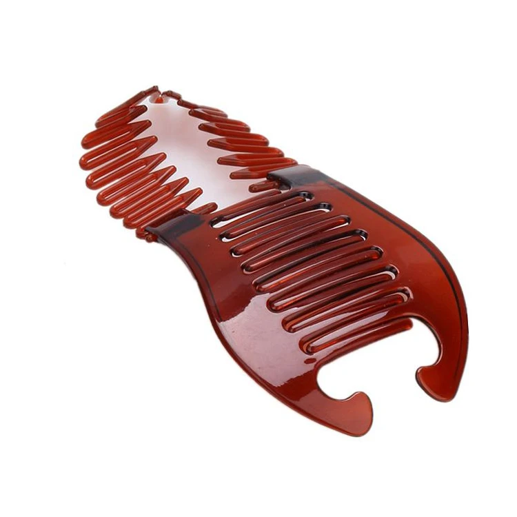 Salon Used Fashion Plastic Banana Hair Clip For Long Thick Hair
