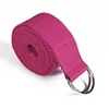 shandong factory good price 1.8 meter Multi color 100% Cotton 1.8 meter Yoga Stretch Belt