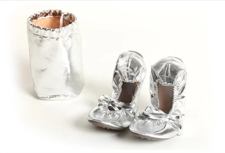 ballerina shoes in a bag