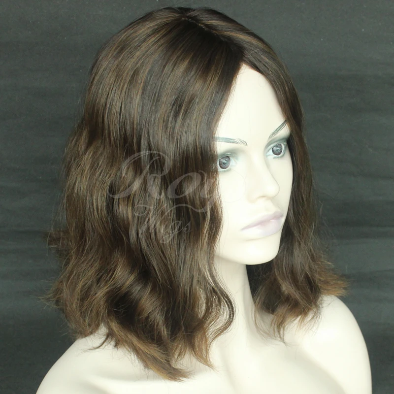 Best Seller Wave Top Quality Jewish Wig Topper Kippah Fall 100 Human
