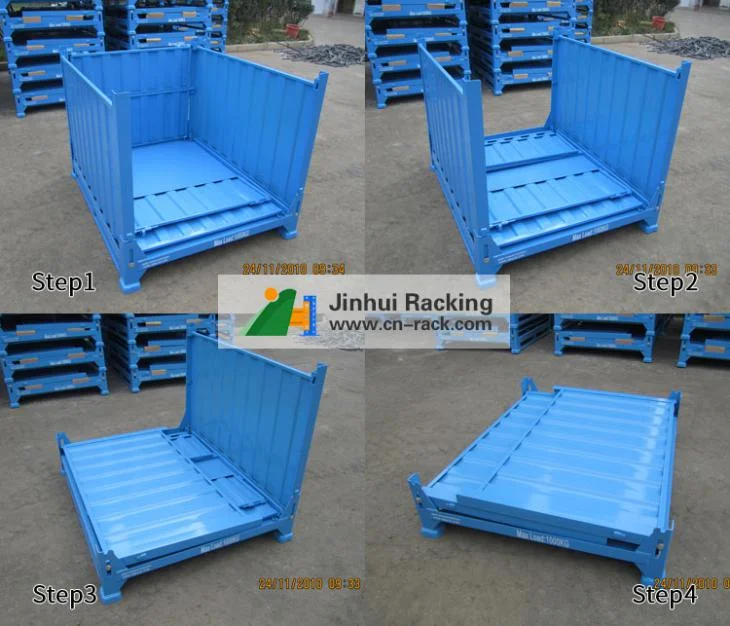 Customized Storage Metal Container Steel Corrugated Panel Mesh