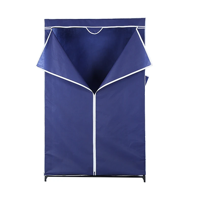 Portable Cheap Student Non-woven Blue Fabric Wardrobe - Buy Blue Fabric ...