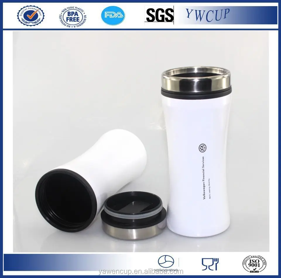 Ceramic Coffee Thermos Outer Mug Stainless Custom Insulated Steel Inner Plastic Auto Travel Buy Yb76fgy