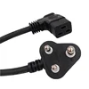 Best Price SABS South African Indian plug to IEC C19 extension cords
