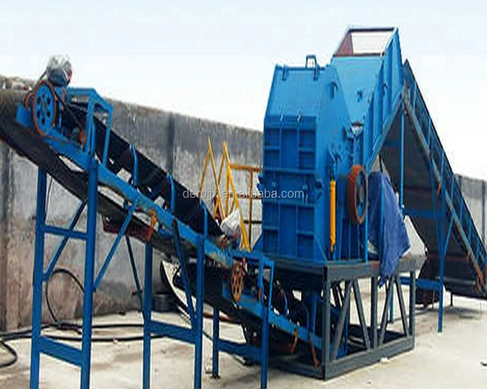 Iron Scrap Crusher Machine/ Waste Metal Pipe Crusher Machine Derui