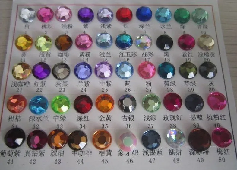acrylic color chart