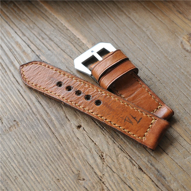 mens leather cuff watch band