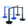 Aluminium Post Retractable Belt Stanchions Security Crowd Control Stanchions queuing posts with Belt