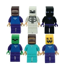 6pcs lot Game Minecraft Kid Baby Toy Mini Figure Building Blocks Sets Model Toys Minifigures Brick