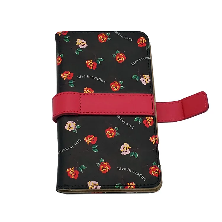 New Slider Universal Smart Phone Wallet Style Flip PU Leather Case for Samsung Mobile Phone