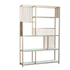 customized simple metal iron living room/restaurant/study/office display stand shelf rack
