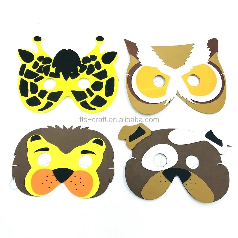 Animal Mask For Kids Party And Eva Foam Animal Mask - Buy Eva Foam Mask,Party  Mask,Animal Mask For Kids Party Product on 