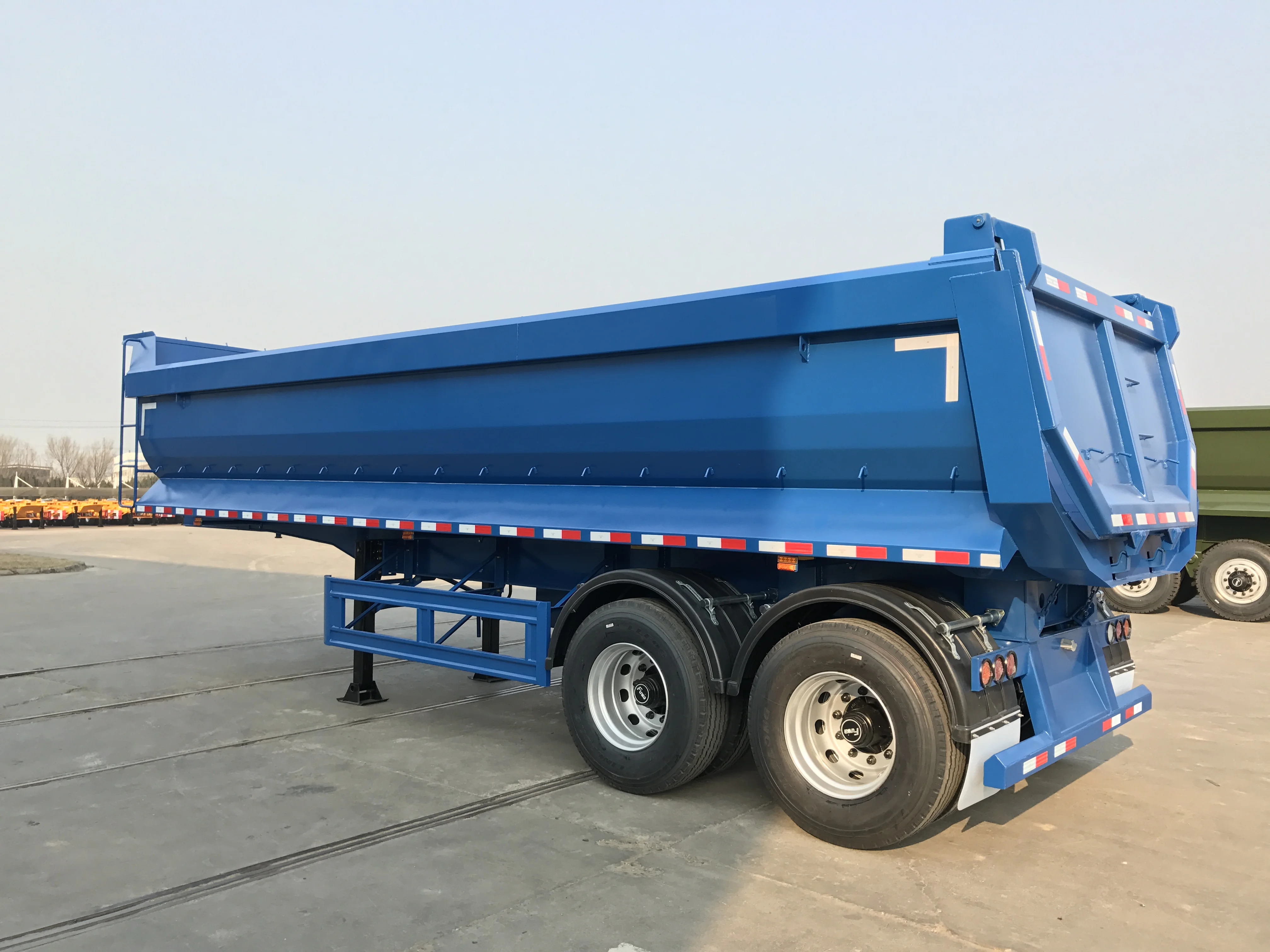 manufacturer trailer new design 3 axles 13m u s