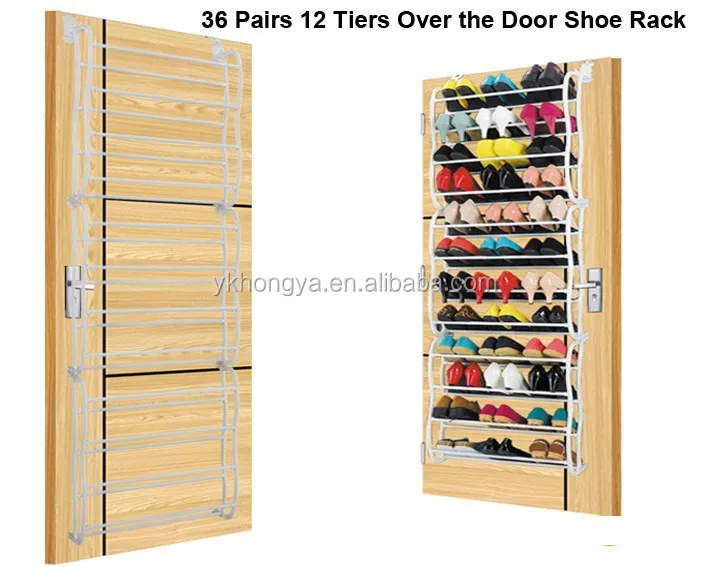 Hot Selling 36 Pairs Space Saving Wall Mounted Shoe Rack View Wall Mounted Shoe Rack Oem Product Details From Yongkang Hongya Household Products Co Ltd On Alibaba Com