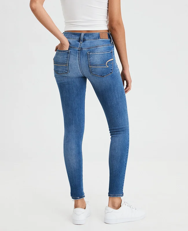 Skinny Based Sexy Ladies Light Blue Washing Jeans - Buy Sexy Ladies ...